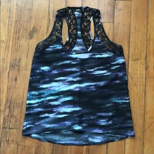 Guess Tie Dye Racer Back Tank